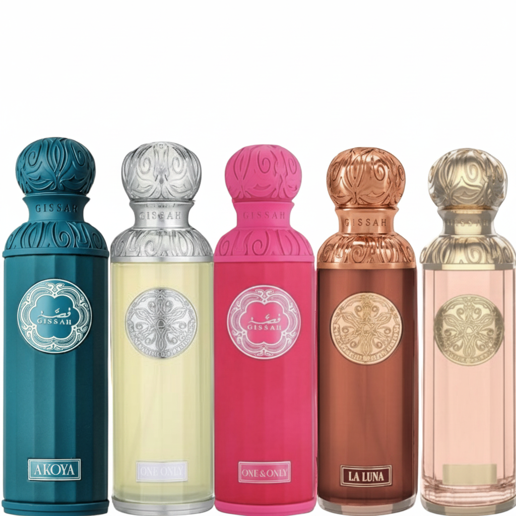 خصم 30% عرض  5 عطور قصه حجم 200 ميلي تسليم فوري(العرض لطلبات الاونلاين فقط)